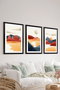 Wallity Set de 3 Pinturas Decorativas Multicolor